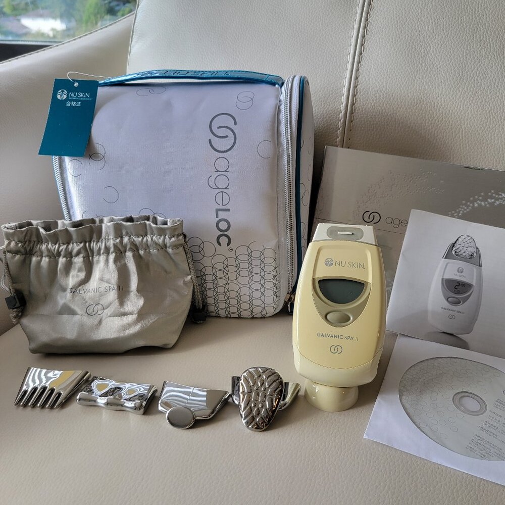 Nu Skin ageLOC Galvanic Spa Facial System II with English and Chinese Manual